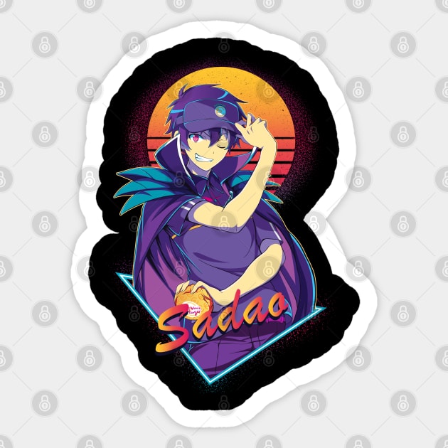 the devil is a part timer - sadao maou Sticker by Hala Art